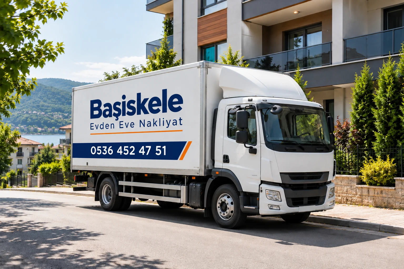 Başiskele Evden Eve Nakliyat adı ve 0536 452 47 51 telefonu bulunan kapalı kasa kamyon tasarımı
